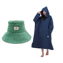 画像をギャラリービューアに読み込む, 【毎月数量限定】Totonoi Japanタオル地サウナハット&サウナポンチョセット