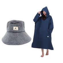 画像をギャラリービューアに読み込む, 【毎月数量限定】Totonoi Japanタオル地サウナハット&サウナポンチョセット