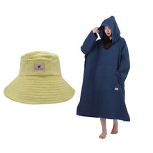 画像をギャラリービューアに読み込む, 【毎月数量限定】Totonoi Japanタオル地サウナハット&サウナポンチョセット