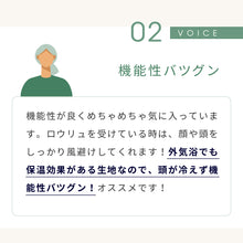 画像をギャラリービューアに読み込む, Totonoi Japan タオル地サウナハット